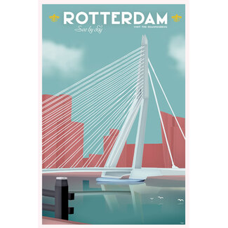 Louissons Rotterdam | Erasmusbrug (overdag) | 60x40cm