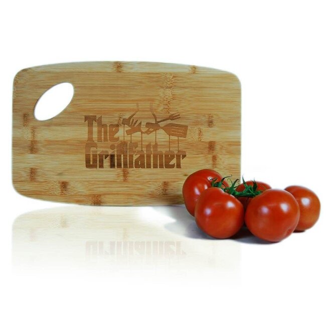 mikamax Grillfather snijplank | BBQ Cutting Board | Grill koning | BBQ accessoires