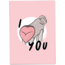 I Love you baboon (monkey)