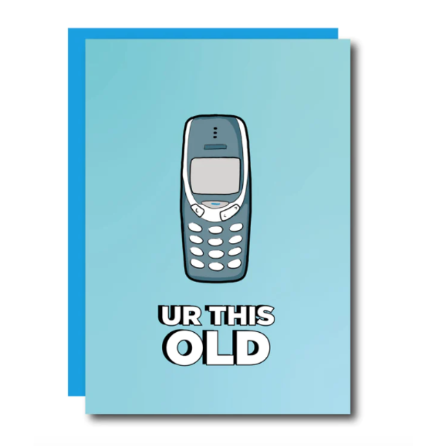 Studio Soph Ur this old card | GSM | Telefoon | Verjaardagskaart | Studio Soph