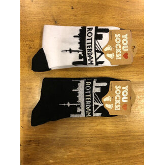 Sok Rotterdamse skyline zwart 40-46