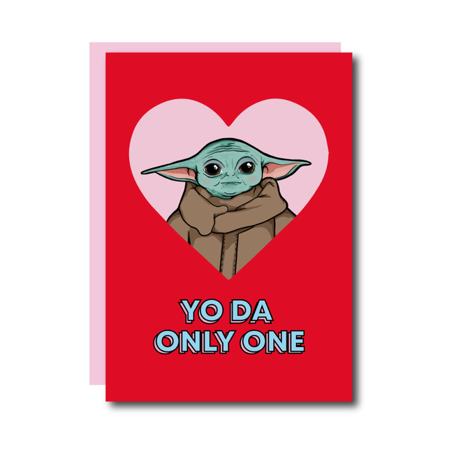 Studio Soph Yo da only one | Yoda | Starwars | Liefde | Hart | Valentijn | Studio Soph