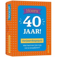 Verjaardagsquiz Hoera 40 jaar
