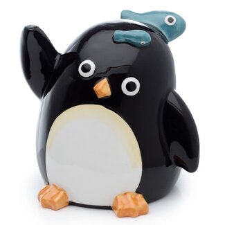 Pinguin ondersteboven mok