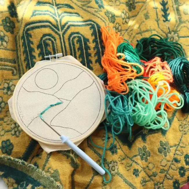 Kikkerland Miniatuur tapijtje Landscape