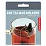 Kikkerland Cat Tea bag holders set of 4