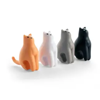 Kikkerland Cat Tea bag holders set of 4
