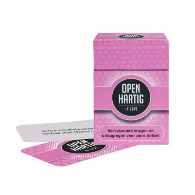 Openhartig In Love | Vragen | Uitdagingen | Kaartspel | Liefde