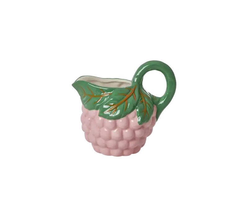 Ceramic Milk Jug in Pink | Melkkan | Framboos