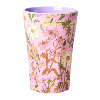 Melamine Cup with Daisy Dearest Print - Tall - 400 ml