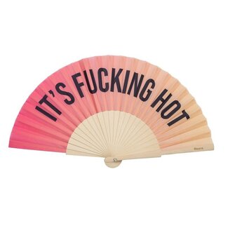 Fisura Hand waaier  ''its fucking hot'' sunset gradient