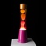 Fisura Lava lamp ''tower'' pink and orange gradient