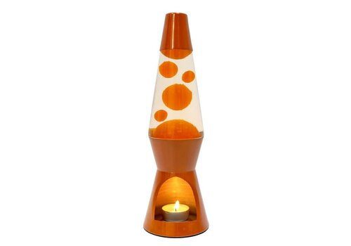 T-light lava lamp - terracotta