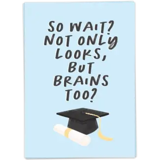 Not only looks brains too