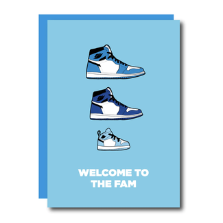 Studio Soph Welcome to the fam | Boy | Geboorte kaart jongen | Studio Soph