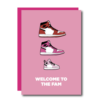 Studio Soph Welcome to the fam | Girl | Geboorte kaart meisje | Studio Soph