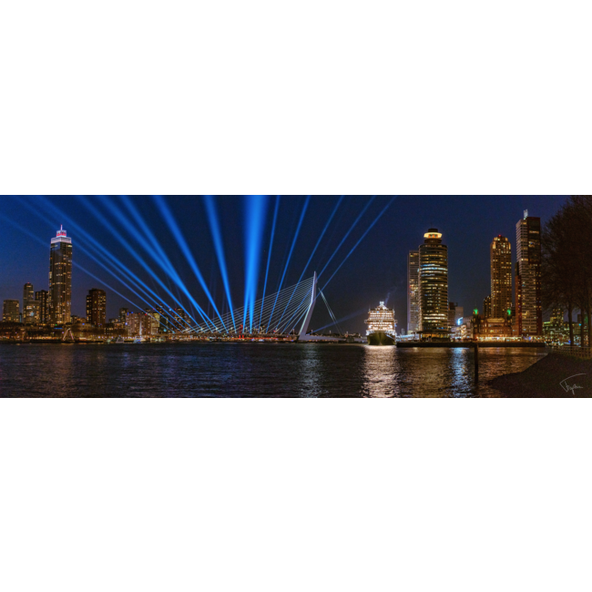 MS Rotterdam at night