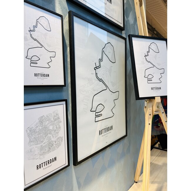 Wijck Poster 50x70 Rotterdam stad marathon 2024 | Wijck
