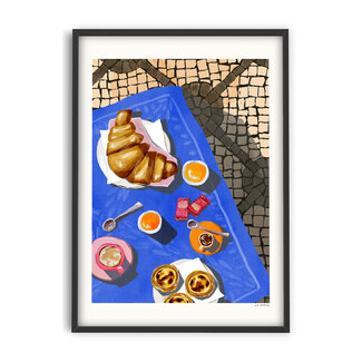 PSTR Studio Eva Halfers - Pequeno-Almoço No Porto 30x40 cm