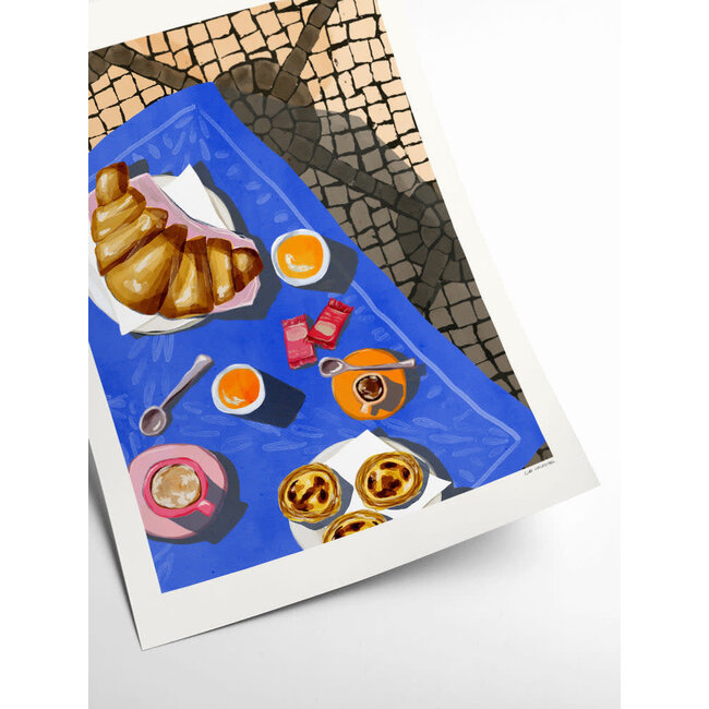 PSTR Studio Eva Halfers - Pequeno-Almoço No Porto 30x40 cm