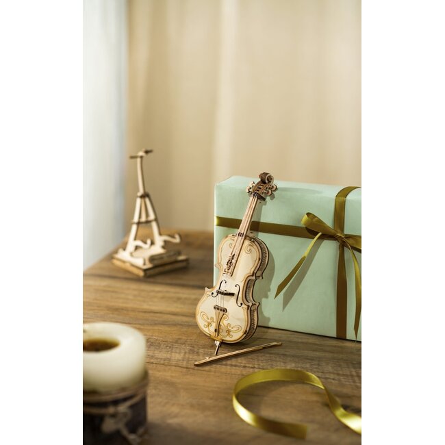 Cello | Modelbouwpakket | Muziekinstrument | Bouwpakket | Bouwset | Miniatuurset | DIY