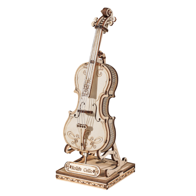 Cello | Modelbouwpakket | Muziekinstrument | Bouwpakket | Bouwset | Miniatuurset | DIY