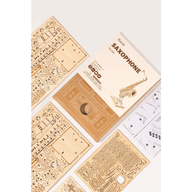 Saxophone | Modelbouwpakket | Muziekinstrument | Bouwpakket | Bouwset | Miniatuurset | DIY