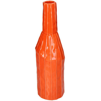 Decoratieve Vaas oranje 31cm