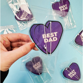 Studio Soph Air Freshener - Best Dad (heart) | Studio Soph | Vaderdag