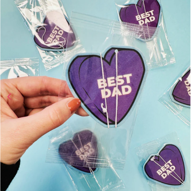 Studio Soph Air Freshener - Best Dad (heart) | Autogeurtje | Studio Soph | Vaderdag