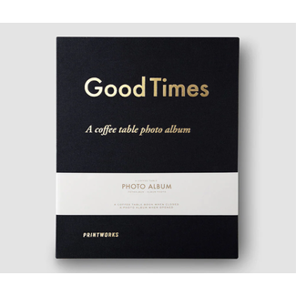 Photo Album Coffee Table Book - Good Times (Black Large) | Fotoalbum