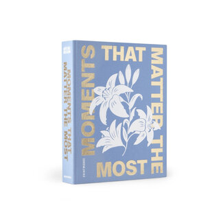 Photo Album Coffee Table Book - Moments that matters the most | Fotoboek