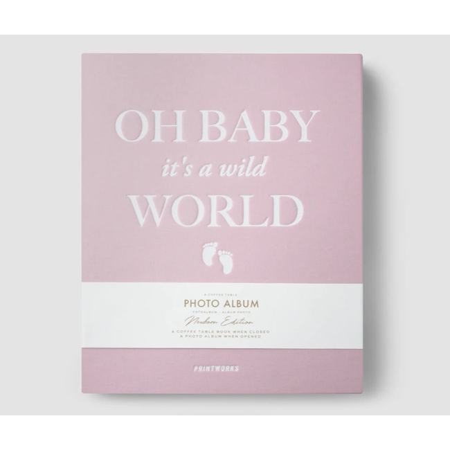 Photo Album Coffee Table Book - Baby Pink | Fotoboek