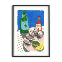 Laura - Oyster Lunch 30x40 cm | Poster