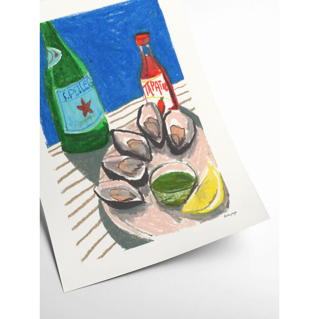 PSTR Studio Laura - Oyster Lunch 30x40 cm | Poster