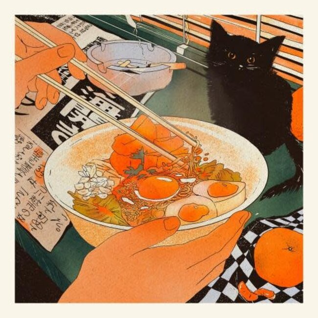 PSTR Studio Enikő Eged - Bodega Cat Kimchi 40x40 cm | Poster | Art Print