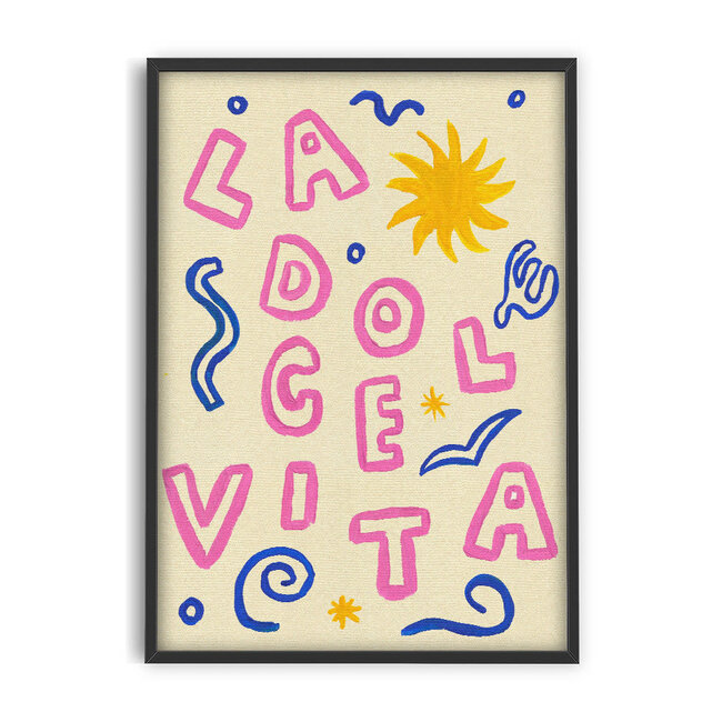 PSTR Studio Abbie Franks - La Dolce Vita 30x40 cm | Poster | Art Print