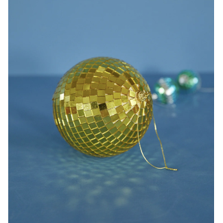 Disco Ball in Gold - Medium | 15cm