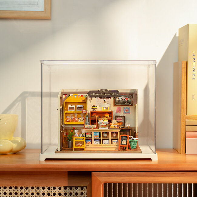 DIY dusthouse 28x23x24 cm | Presentatie display | Overkapping | Opbergkastje | Displaydoos