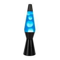 Lamp Lava - Bullet - Cyan - Black Base
