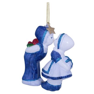 Vondels Decoratie Kissing Couple | Kerst ornament | Kerstbal | Vondels