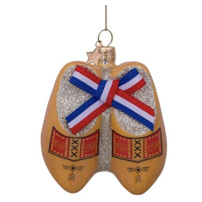 Vondels Decoratie Klompen | 8cm | Kerst ornament | Kerstbal | Vondels | Traditional clogs