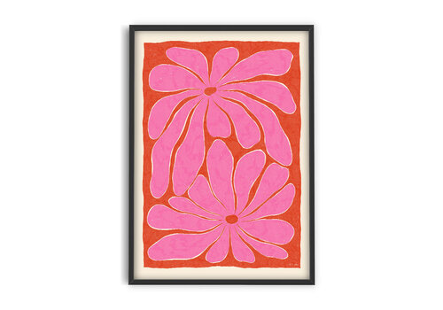 KKEC posters Hanna KL - Magnolia Pink 30x40 cm