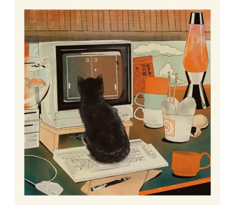 Enikő Eged - Bodega Cat Pong 40x40 cm