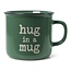 Retro mok groen Hug in a mug
