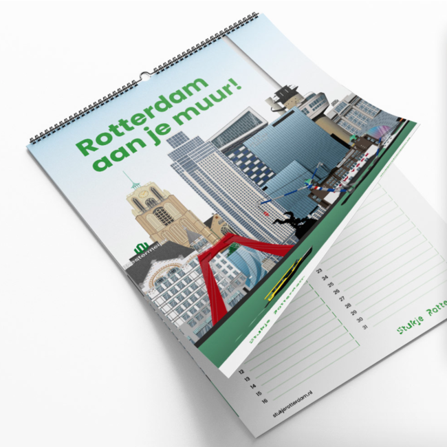 Stukje Rotterdam Rotterdam verjaardags kalender Stukje Rotterdam