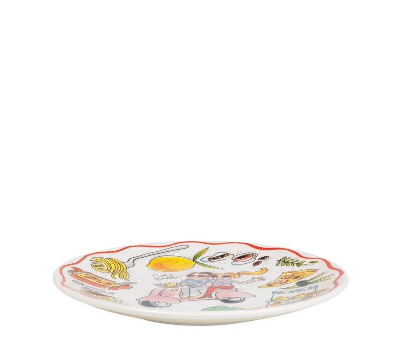 PASTA Plate 22 cm Italia