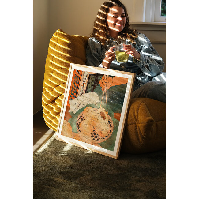 PSTR Studio Enikő Eged - Bodega Cat Dumpling 40x40 cm