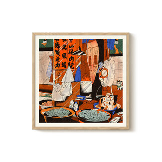 PSTR Studio Enikő Eged - Bodega Market 40x40 cm