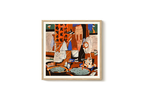 KKEC posters Enikő Eged - Bodega Market 40x40 cm